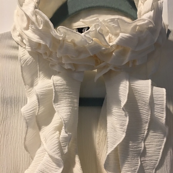 Ruffled Silk Blouse - Picture 1 of 4